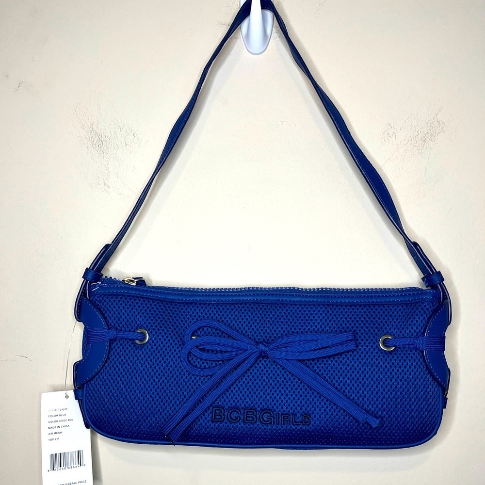 NWT BCBGirls Y2K Mesh Nylon Shoulder Bag